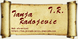 Tanja Radojević vizit kartica